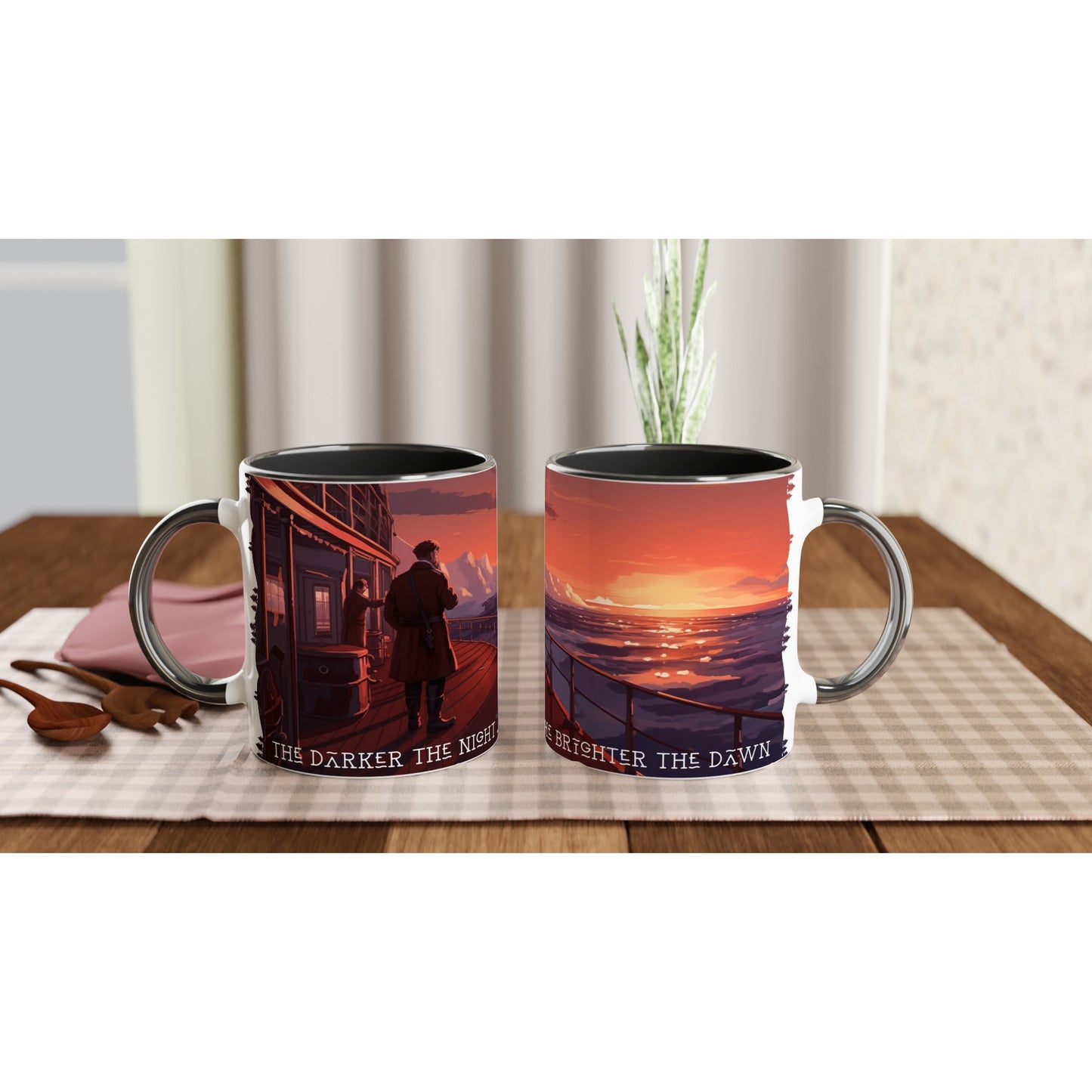 The Darker The Night ... The Brighter The Dawn | Mood Mug